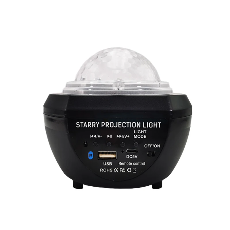 

Star Projection Light Bluetooth Music Star Projection Light USB Charging Night Light Ambient Light Water Mode Smart Home