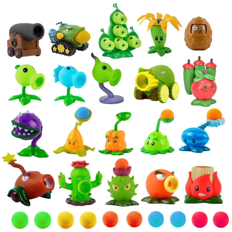 Фигурка аниме Растения против зомби 2 мягкая резиновая полноразмерная кукла