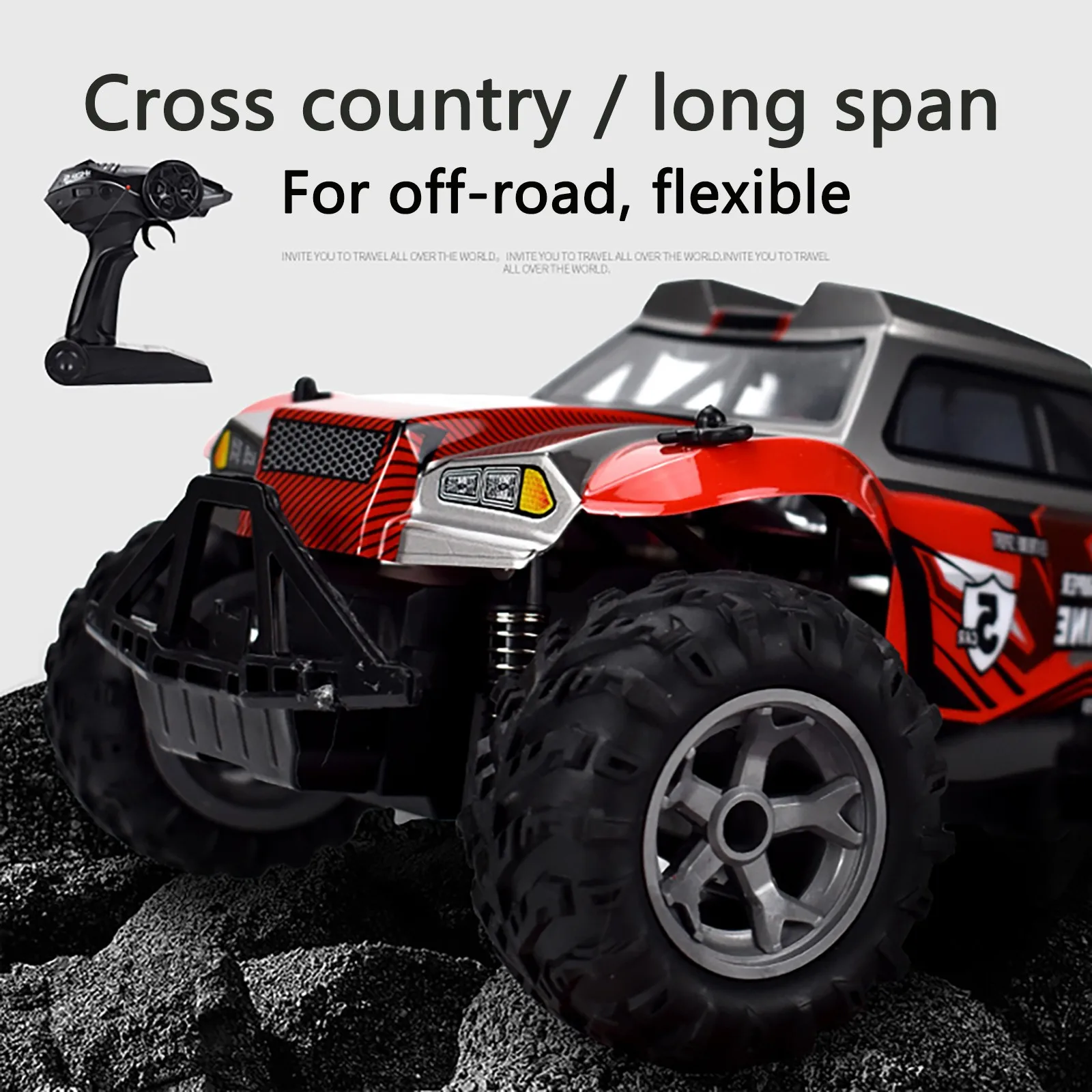 

Rc Car 4ch Bigfoot Car High Speed Racing Car Remote Control Car Model Off-road Vehicle Electronic Monster Truck Children‘s Toys
