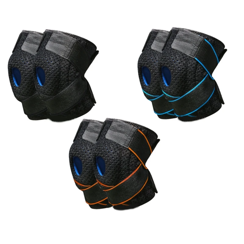 

094C 1 шт. эластичный терапевтический наколенник защитный чехол для коленвала спортивный наколенник унисекс