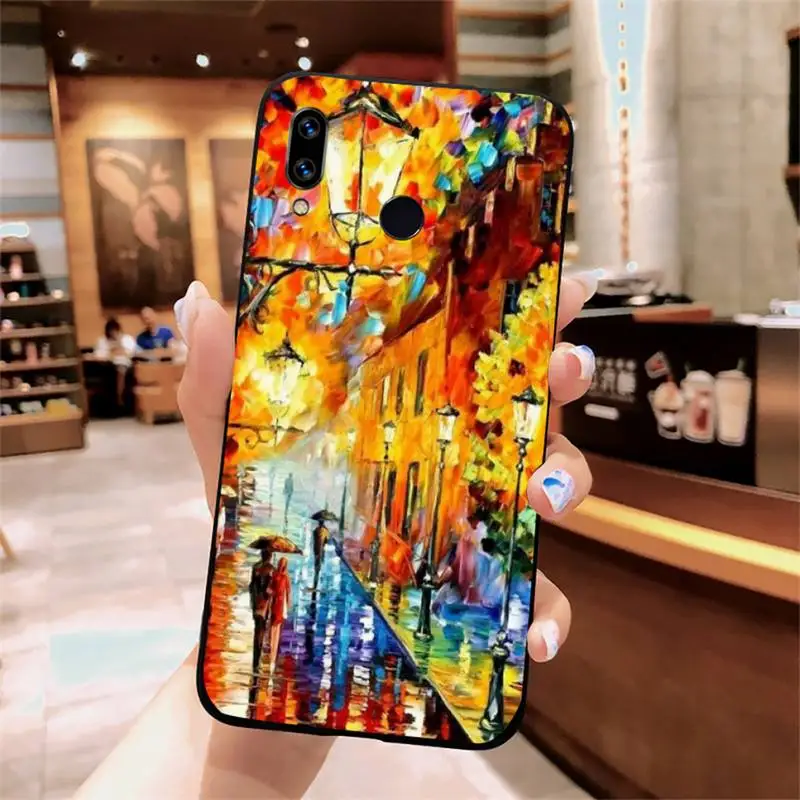 

Fashion London Paris Lover Autumn Phone Case For Xiaomi Redmi note 7 8 9 t k30 max3 9 s 10 pro lite