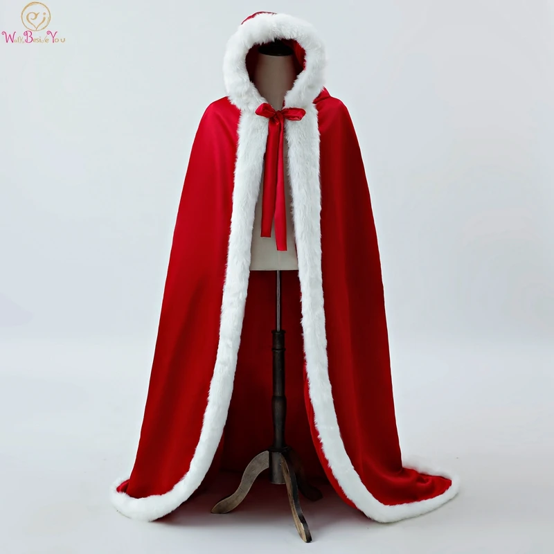 

100% Real Pictures Red Party Evening Long Wraps 2020 New Ivory Wrap Faux Fur Wedding Capes Winter Women Bolero Capa Shawl Stock