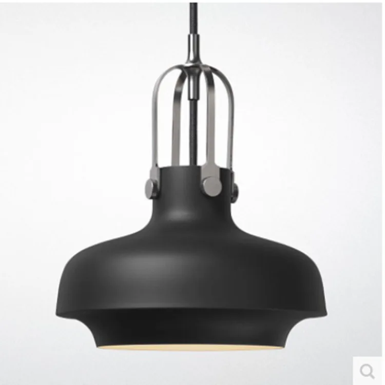 

New American Industrial Loft Vintage Pendant Lights Black White Iron Edison Glass Retro Loft Vintage Pendant Lights Lamp deco