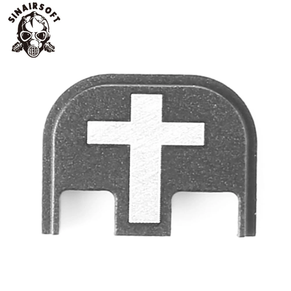 Алюминиевая Задняя накладка на заднюю панель для Gen 5 Glock 17 19 20 21 22 23 24 25 26 41 9 мм