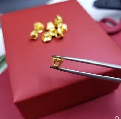 

new arrival 24K Pure Gold Jewelry Accessary 999 Gold Pendant Jewelry Parts