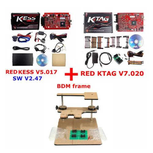 KESSKTAGBDM Полный набор KTAG V7.020 K-TAG 7,020 EU Red Online V2.47 KESS V2 5,017 FGTECH 0475 Galletto 4 V54 Master KESS V5.017 ECU программист - Цвет: KESSKTAGBDM