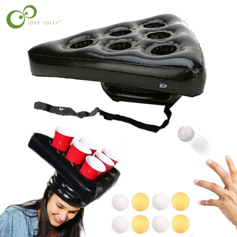 Надувная шляпа для пивного понга детская игрушка плавающая игра-понг бассейна