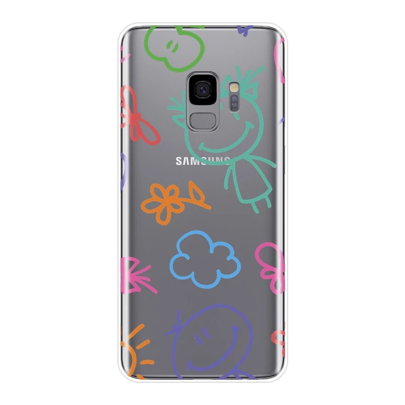 Мягкий силиконовый чехол для Samsung Galaxy S8 S9 Plus S5 S6 S7 Edge Note 9 8 5 4 | Мобильные телефоны и