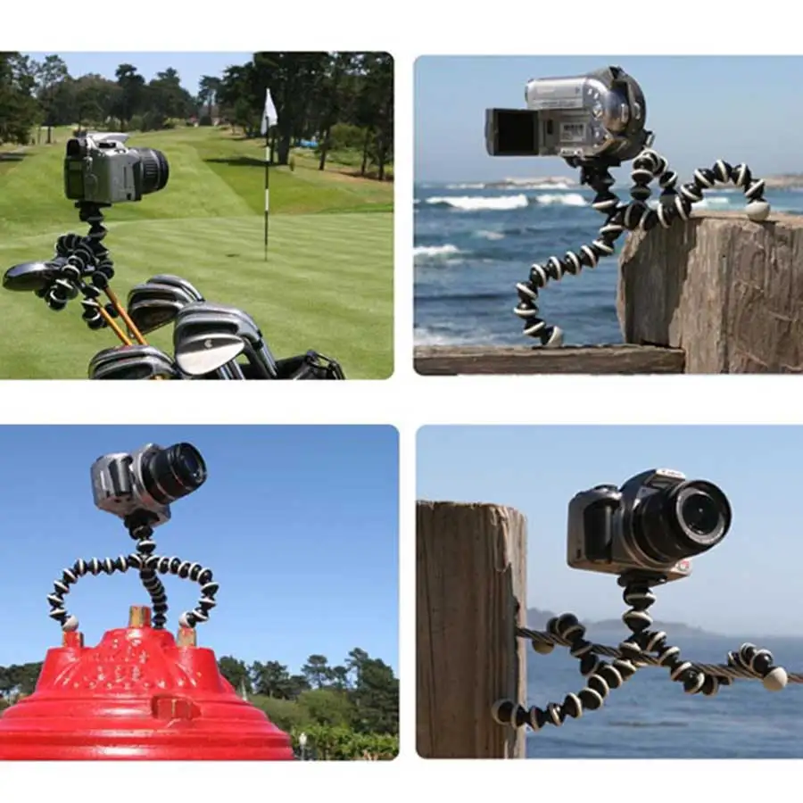 universal smartphone sports camera stand mini octopus tripod holder with clip mobile phone tripod gorillapod for iphone huawei free global shipping