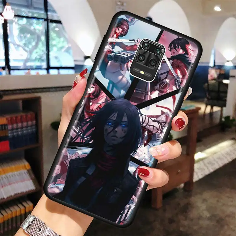 

Silicone Cover for Xiaomi Redmi Note 9 9s 8T 8 Pro 7 Anime Attack On Titan TUP Bumper for REDMI 8A 9A 9C 9T 9i 9 Power Guscio