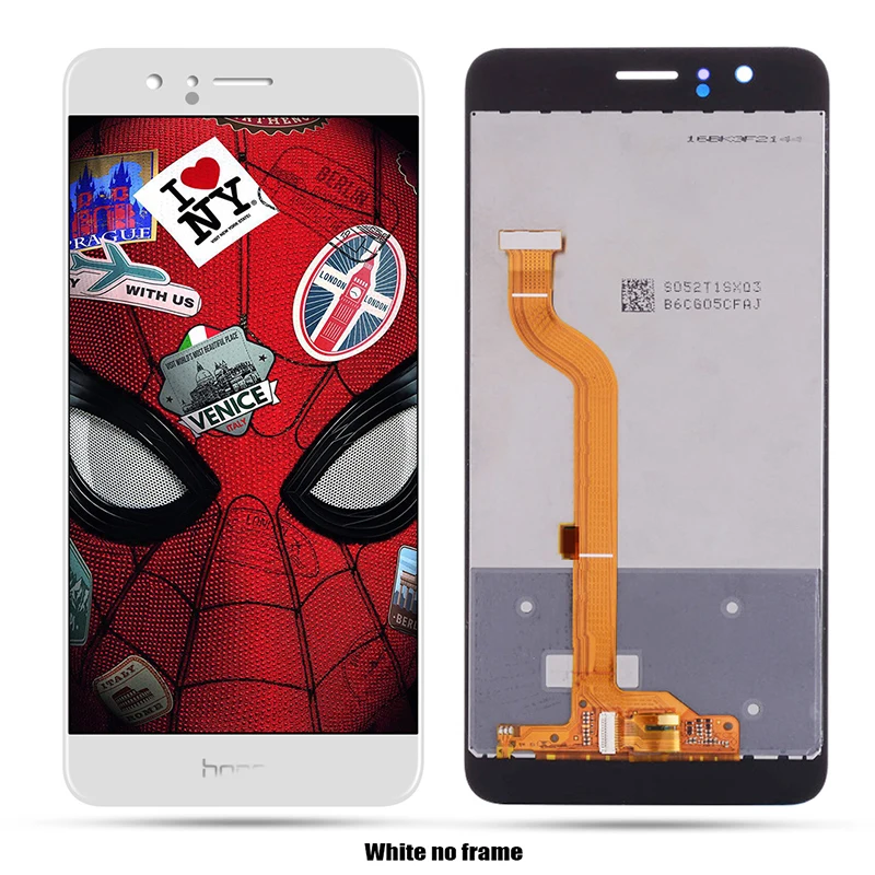 Для Huawei Honor 8 ЖК-дисплей сенсорный дигитайзер в сборе для 5 2 дюйма FRD-L19 L09 с рамкой