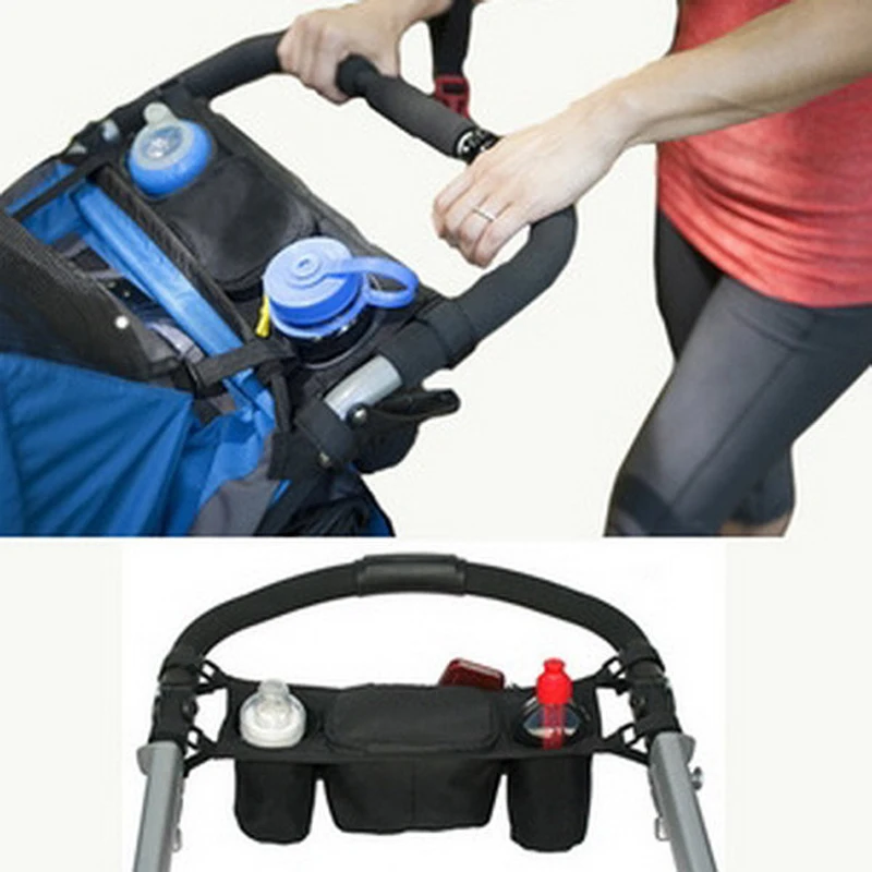 

Solid Cup Bag Stroller Organizer Baby Carriage Pram Buggy Cart Bottle Bag Stroller Accessories Car Bag Bebek Arabasi New