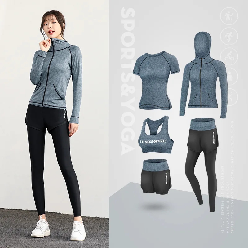 

Sben Yoga Suit Running Quick Drying Clothes Sports Fitness Stacked Leggings Trousers Bras Sexy Tracksuit Tshirt Women Sets