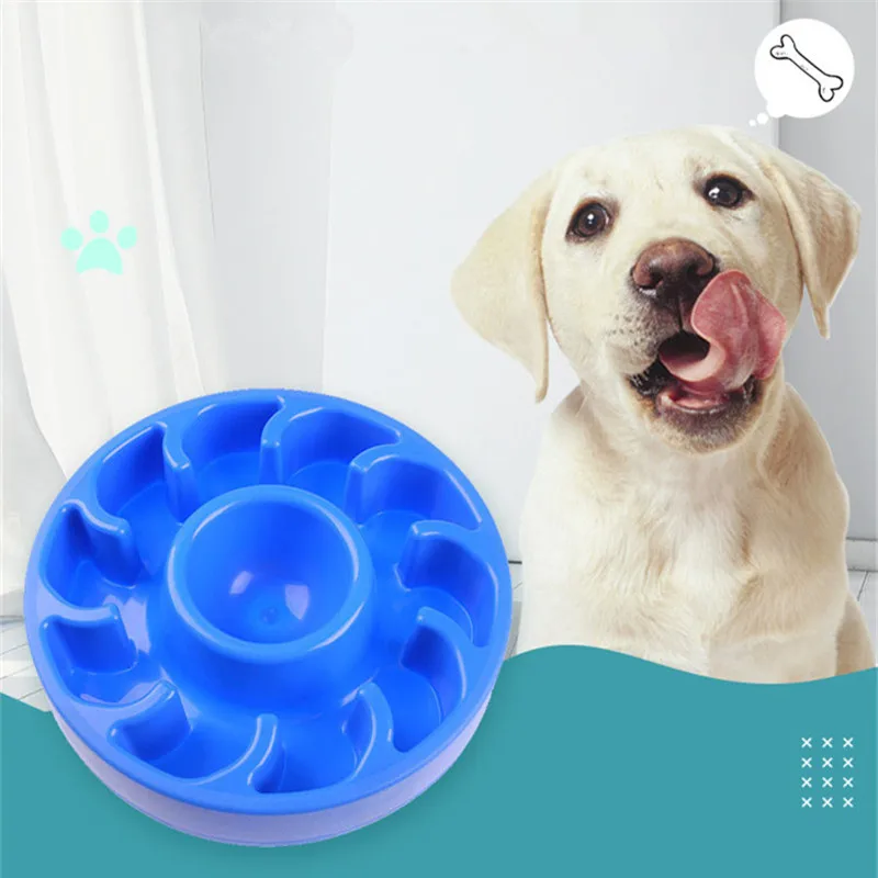 

Хот-диски для домашних животных, медленное питание, антиудушная миска для собак из АБС-материала, товары для домашних животных