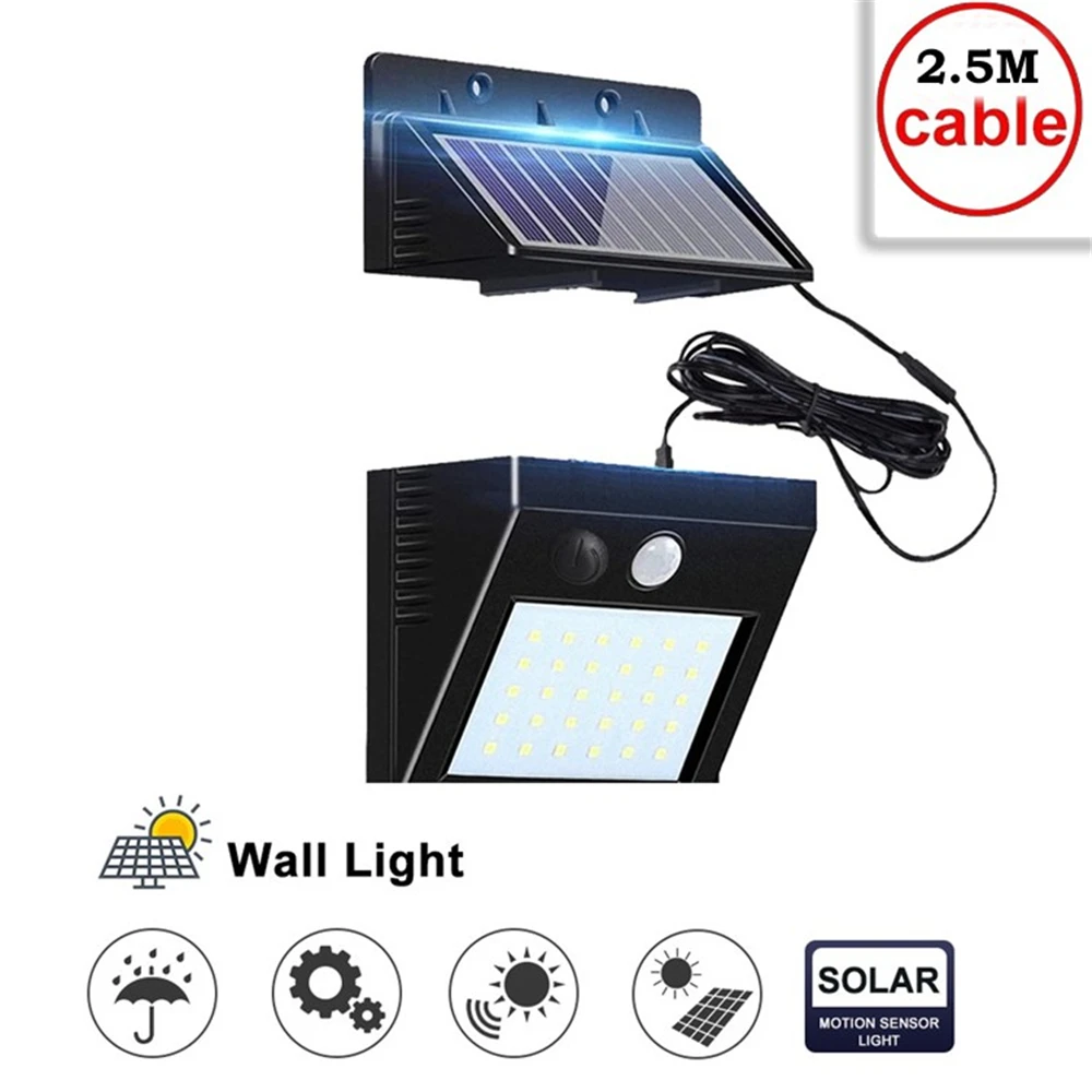 

Светодиодная лампа на солнечной батарее, ночник с пассивным инфракрасным датчиком движения для экстренной безопасности, уличный светильни...