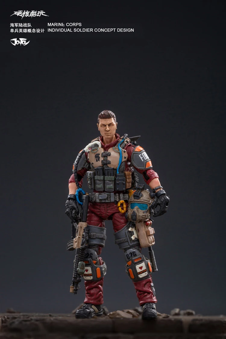 JOYTOY 1/18 фигурки 3 шт Морской корпус военный солдат фигурка модель игрушки коллекция игрушек