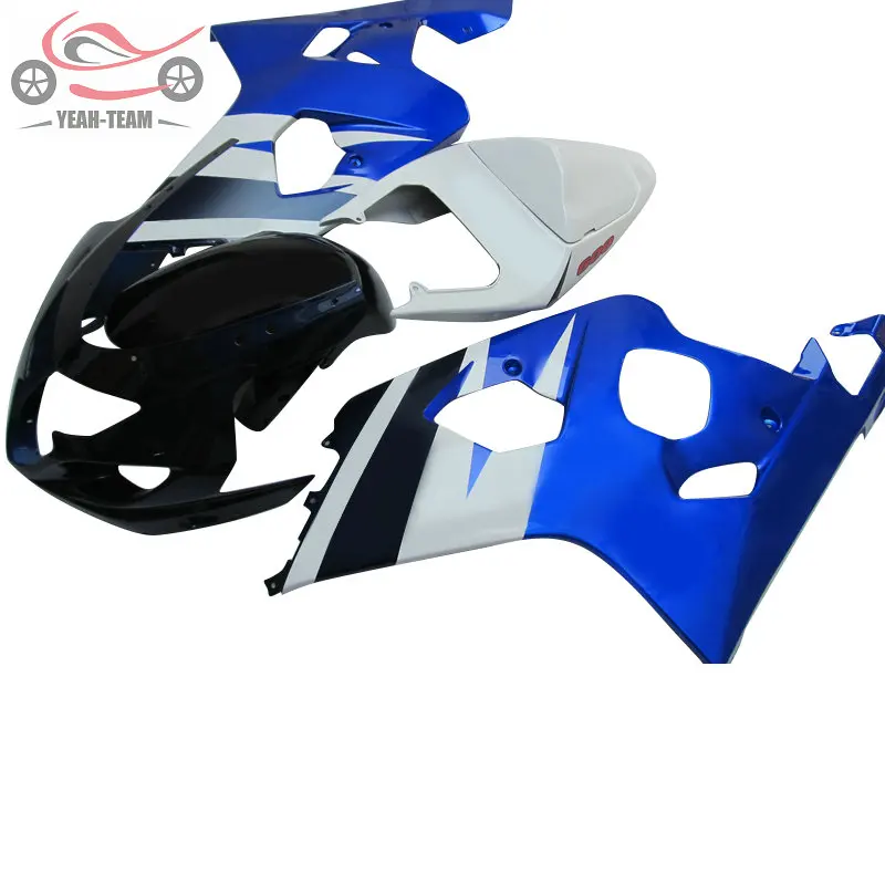 

Настраиваемые китайские Обтекатели для Suzuki K4 2004 2005 GSXR600 04 05 GSXR 600 750 синий белый мотоциклетный ABS пластиковый комплект обтекателей