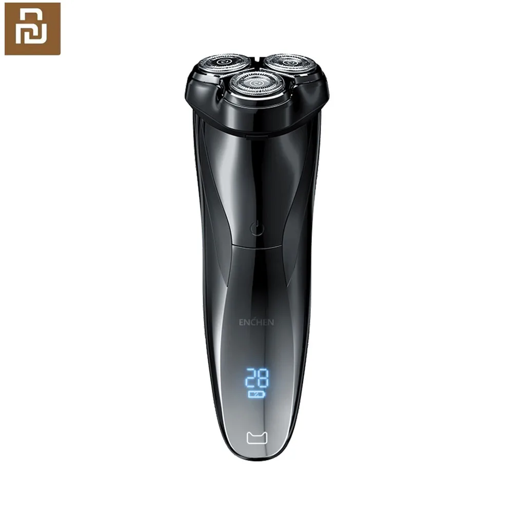 

Youpin Enchen BlackStone 3 Electric Shaver 3D Triple Floating Blade Heads Shaving Razors Men Beard Trimmer USB Rechargeable IPX7