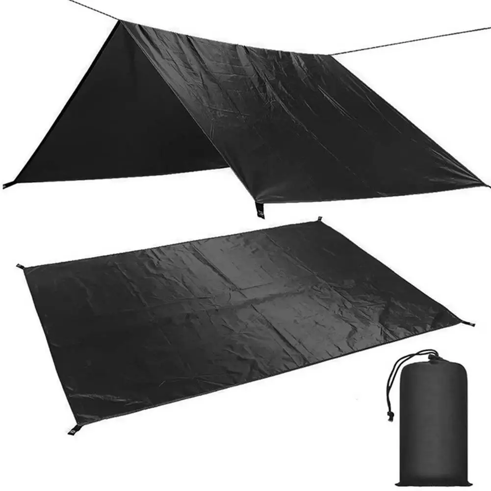 

Ultralight Sun Shelter Outdoor Camping Waterproof Awning Tarp Tent Hammock Rain Fly Beach Sunshade UV Resistant Garden Canopy