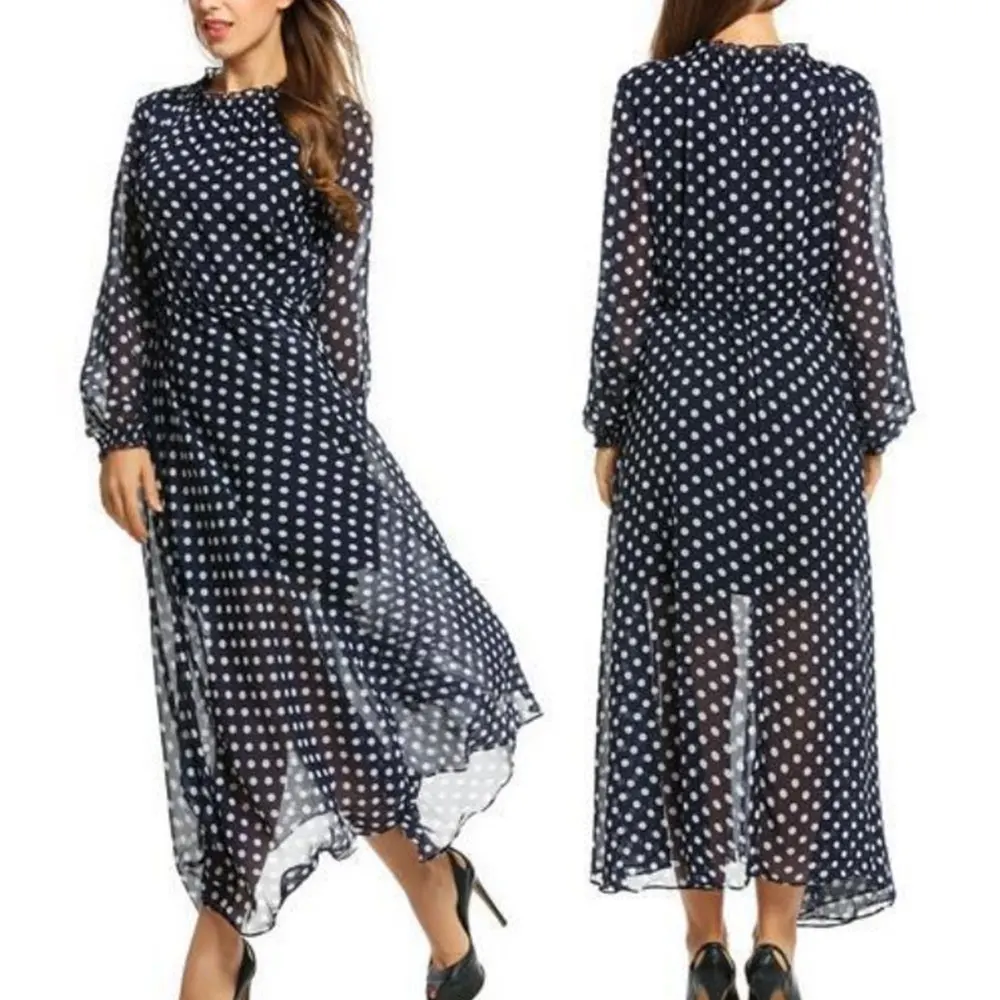 Женское свободное платье с длинным рукавом | Женская одежда