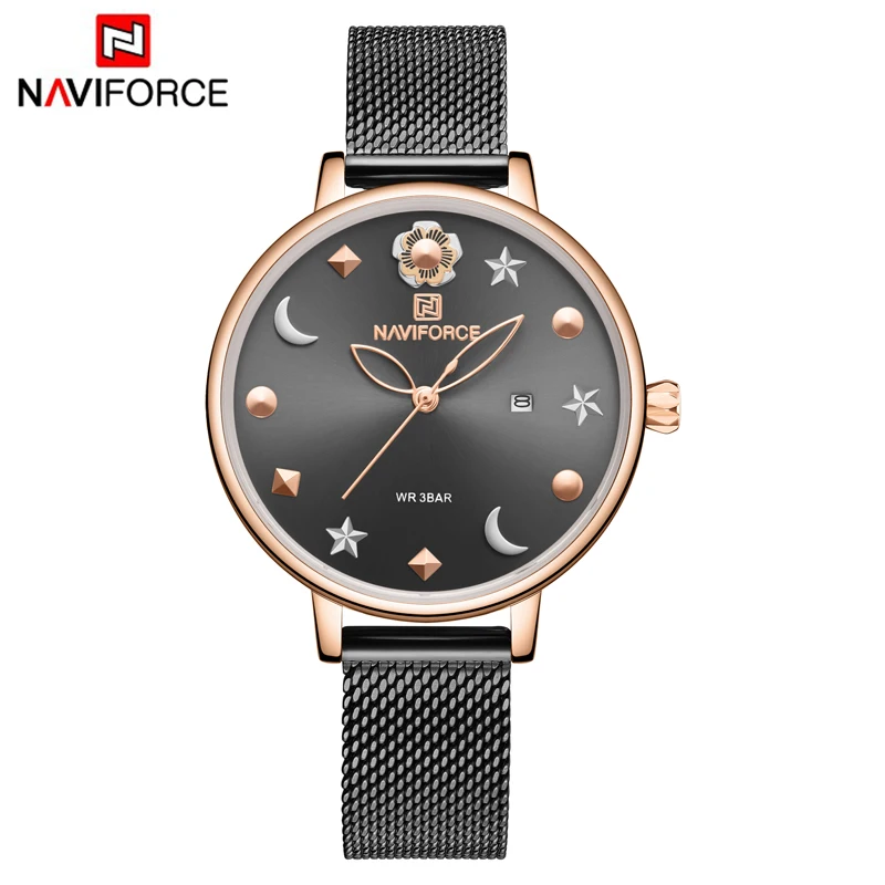

NAVIFORCE Brand Luxury Women's Watches Sports Casual Waterproof Wristwatches Ladies New Fashion Quartz Clock Relogios Feminino