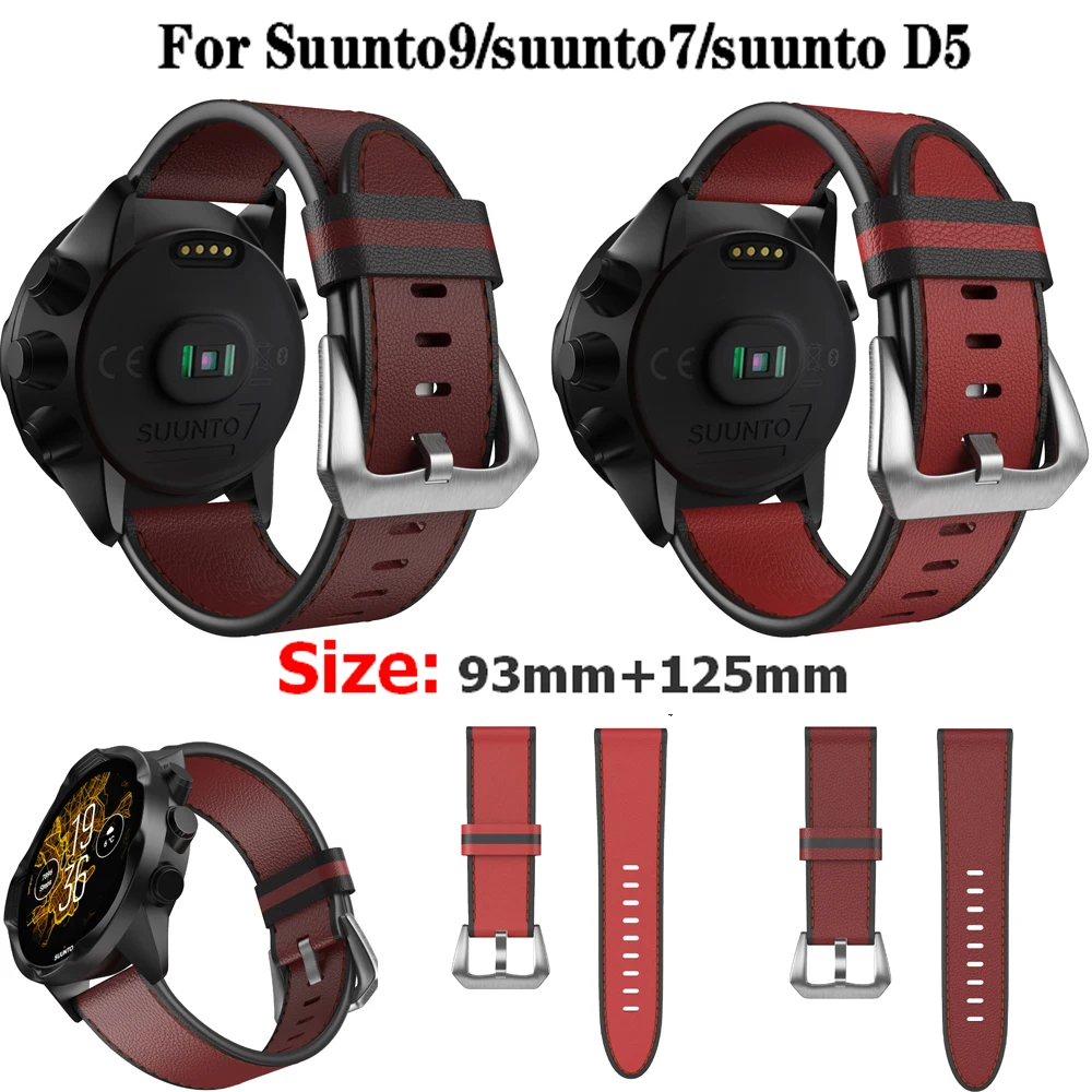 Новинка спортивный браслет suunto9/D5/spartan для часов кожаный Смарт Suunto7 сменный
