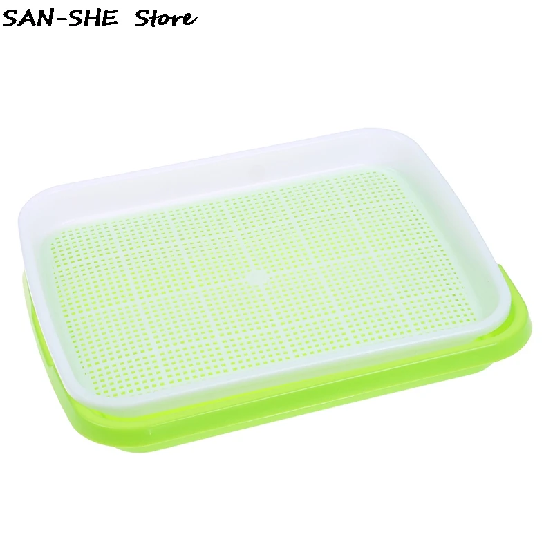 

1 Set Seedling Tray Plastic Double-Layer Seedling Nursery Tray Hydroponics Basket