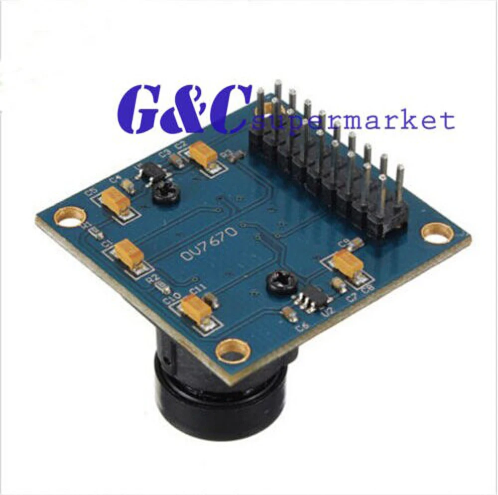 1 шт. VGA OV7670 CMOS камера Модуль Объектив 640X480 SCCB W/igc интерфейс diy Электроника |