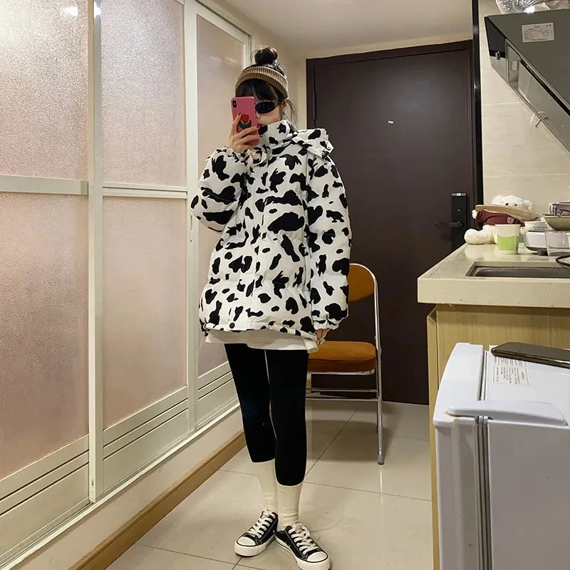 Student Cotton-Padded Jacket Female Winter Tide Brand Thickened  New Salt Loose Bf  Cotton-Padded Jacket  Fashion Clothes  Women