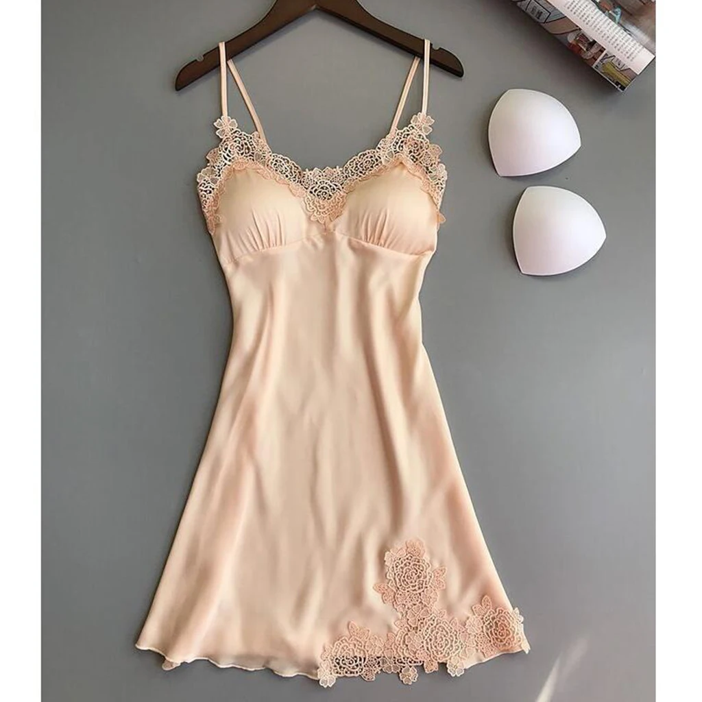 

Women Sleepwear Honeymoon Full Slip Babydoll Nightgown Lingerie Chemise