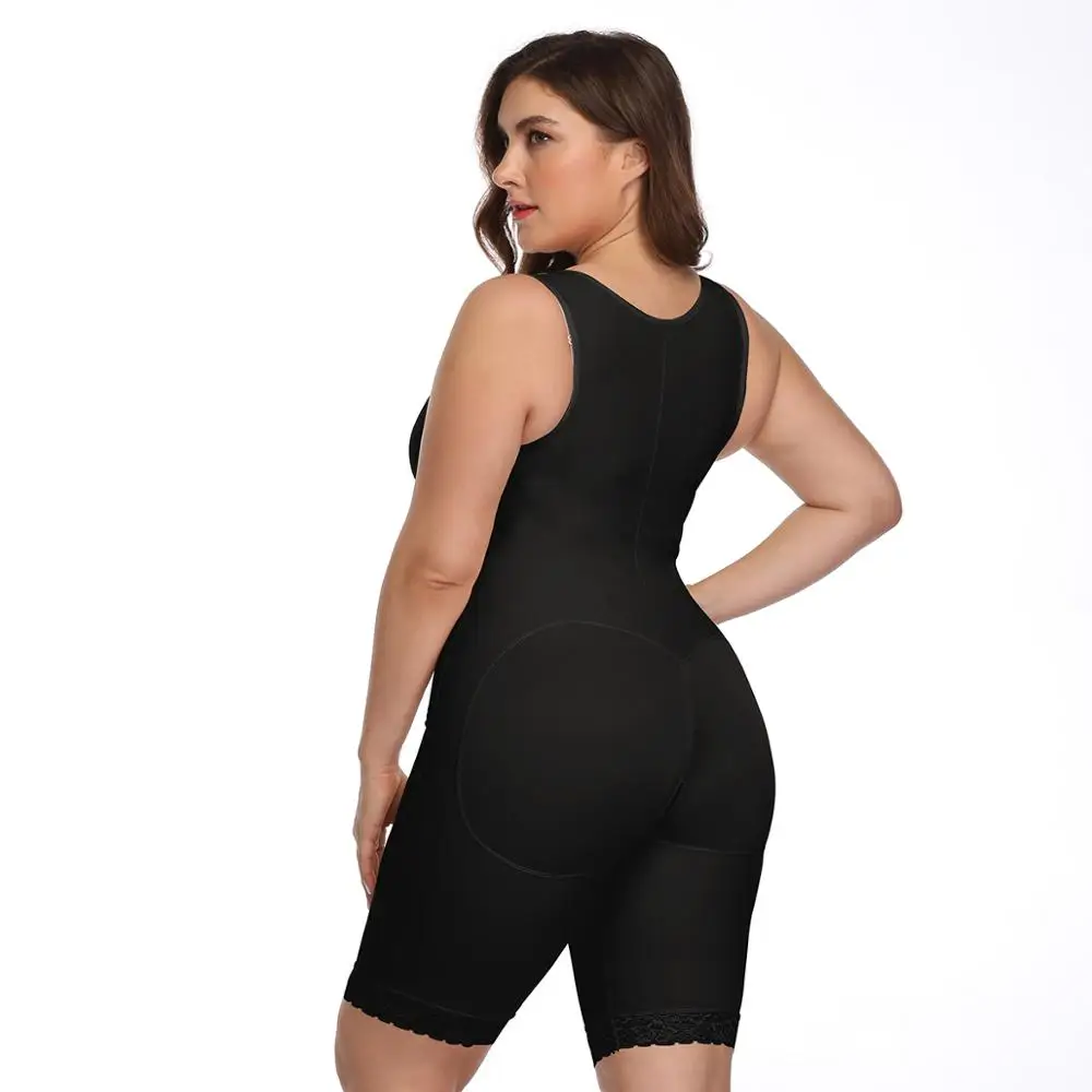 Bodysuit for Women Waste Trainer Full Body Binders Shapers Plus Size Shapewear Slimming Sheath Belly Thigh Trimmer Waisttrainer images - 6