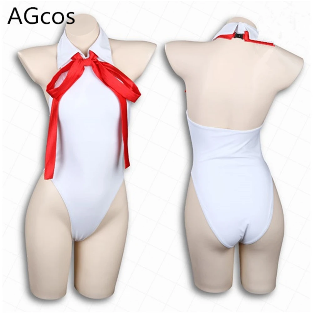

Женский купальник-бикини AGCOS, летний сексуальный купальник для косплея