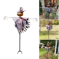 1pcs halloween scarecrow lantern ground stake decoration for garden home yard halloween party favors supplies