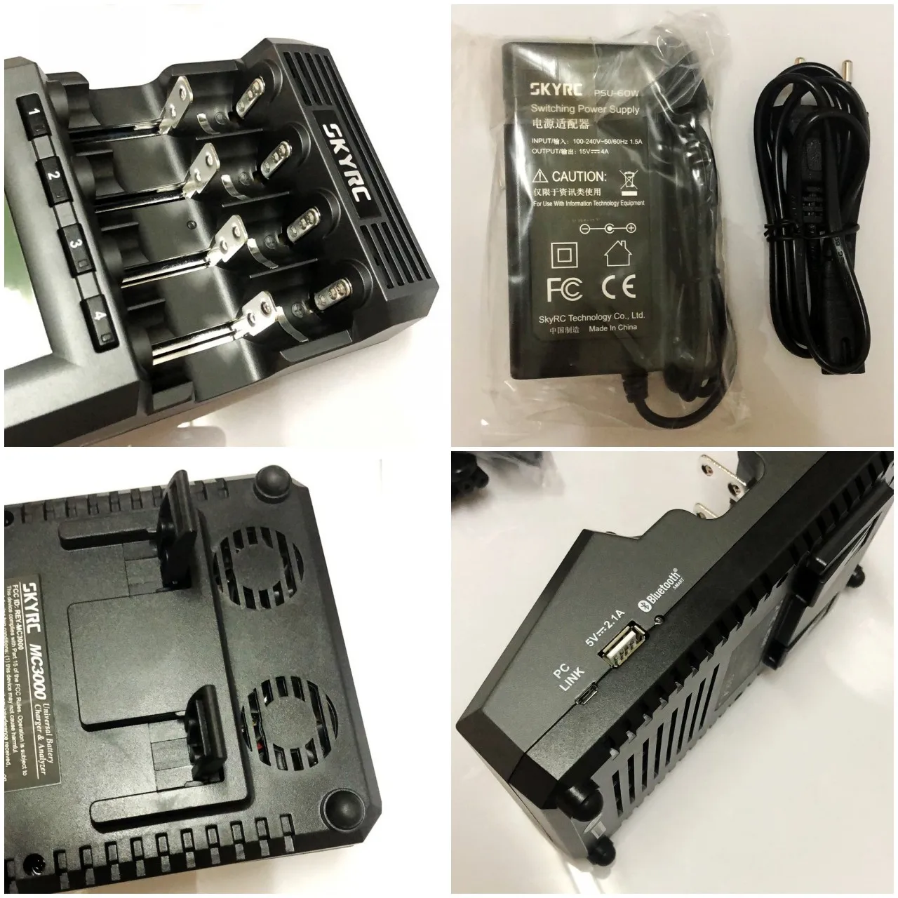 Зарядное устройство Skyrc MC3000 с Bluetooth и умным приложением управление через ПК