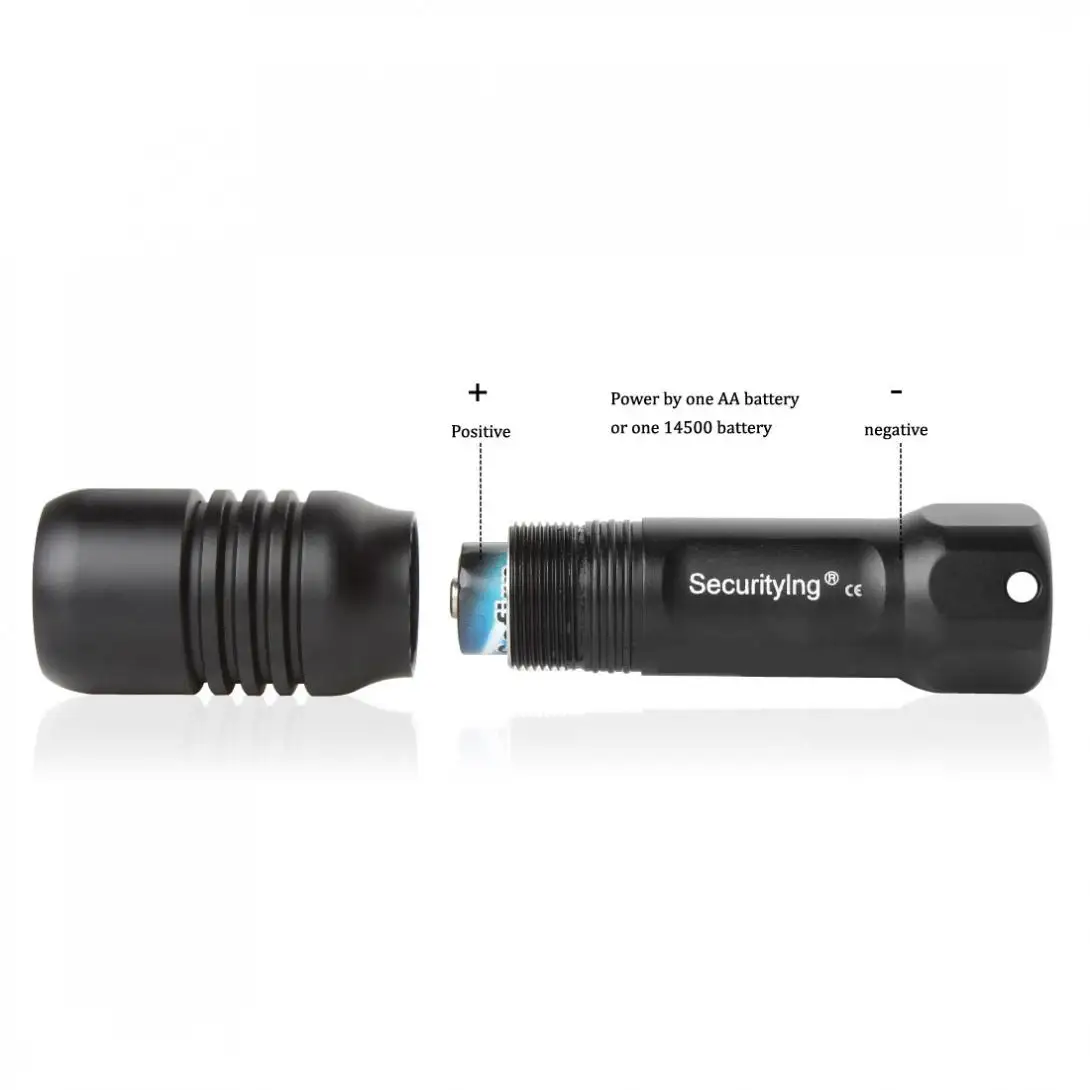 SecurityIng светодиодный фонарь для подводного плавания, фотосъемки, видео Лампа 150 м XM-L2(U4) Светодиодный фонарь для подводной съемки с поворотом на 360 градусов
