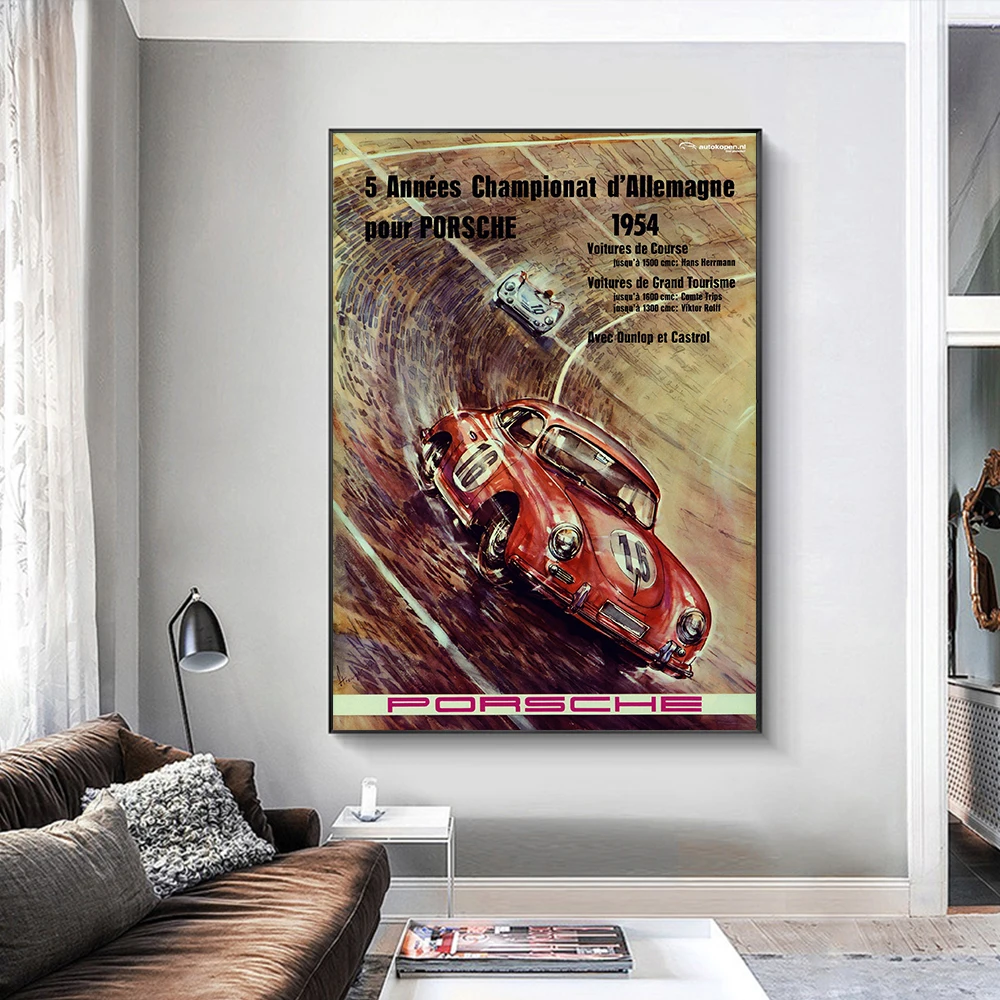 Porsche плакат