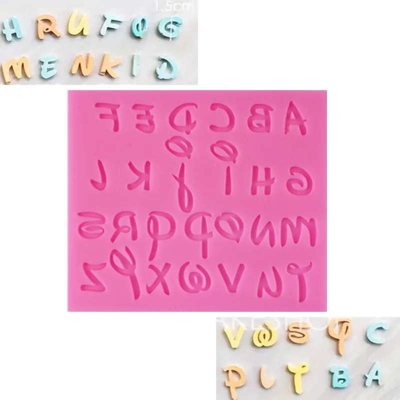 

Alphabet Letter Number Cookie Press Stamp Embosser Cutter Fondant Mould Cake Baking Molds Tools Round Cutter Stencil Cookies