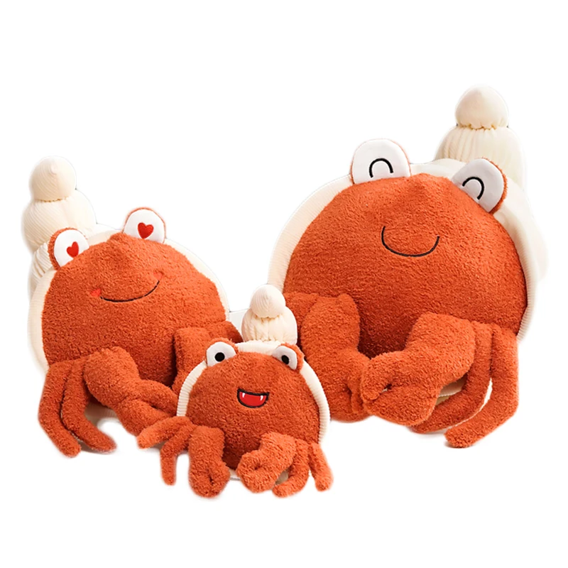 

1PC Stuffed Hermit Crab Animal Plush Toys High Quality Super Soft PP Cotton Kids Children Birthday Christmas Gift