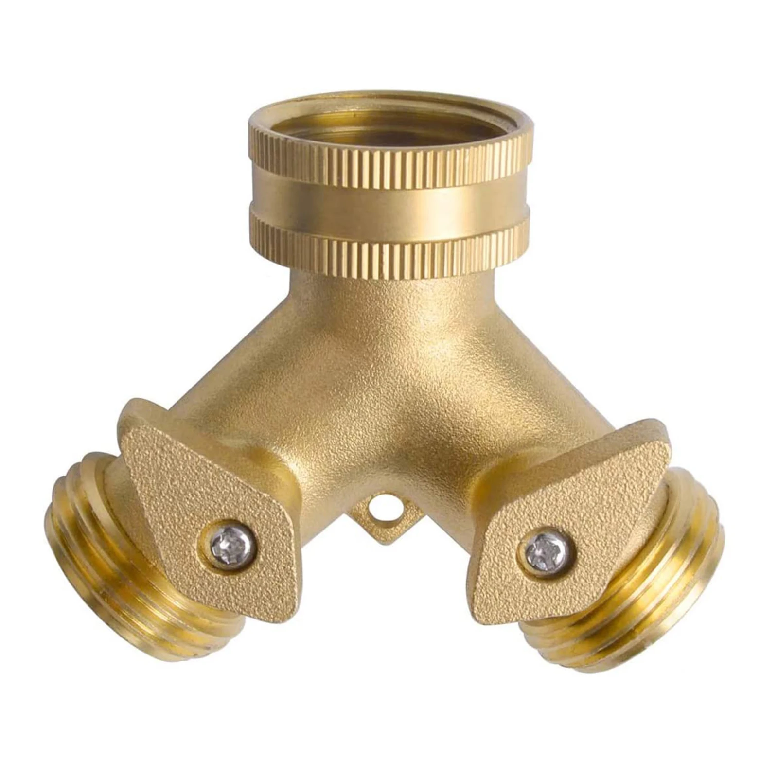 3/4 &quotлатунная 2 сторонняя муфта с клапаном садовый водопроводный сплиттер