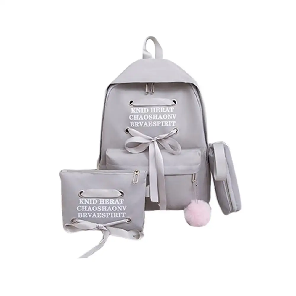 Рюкзак для девочек школьная сумка книг комплект из 3 предметов модный