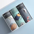 3 шт., Хлопковое сексуальное термобелье с животным принтом, мужские шорты-боксеры, мягкие плавки, мужское нижнее белье, мужские трусики-боксеры, мужские трусы-боксеры