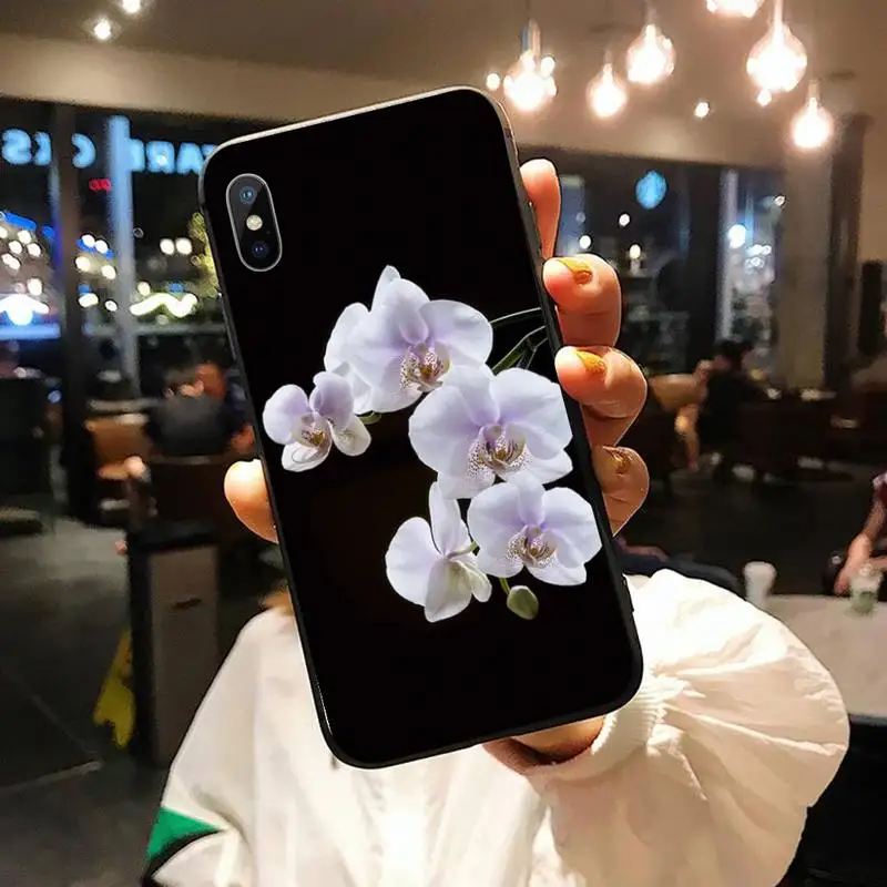 

Orchid Flowers Colorful aesthetic design high quality Phone Case shell for iPhone 11 12 pro XS MAX 8 7 6 6S Plus X 5S SE 2020 XR