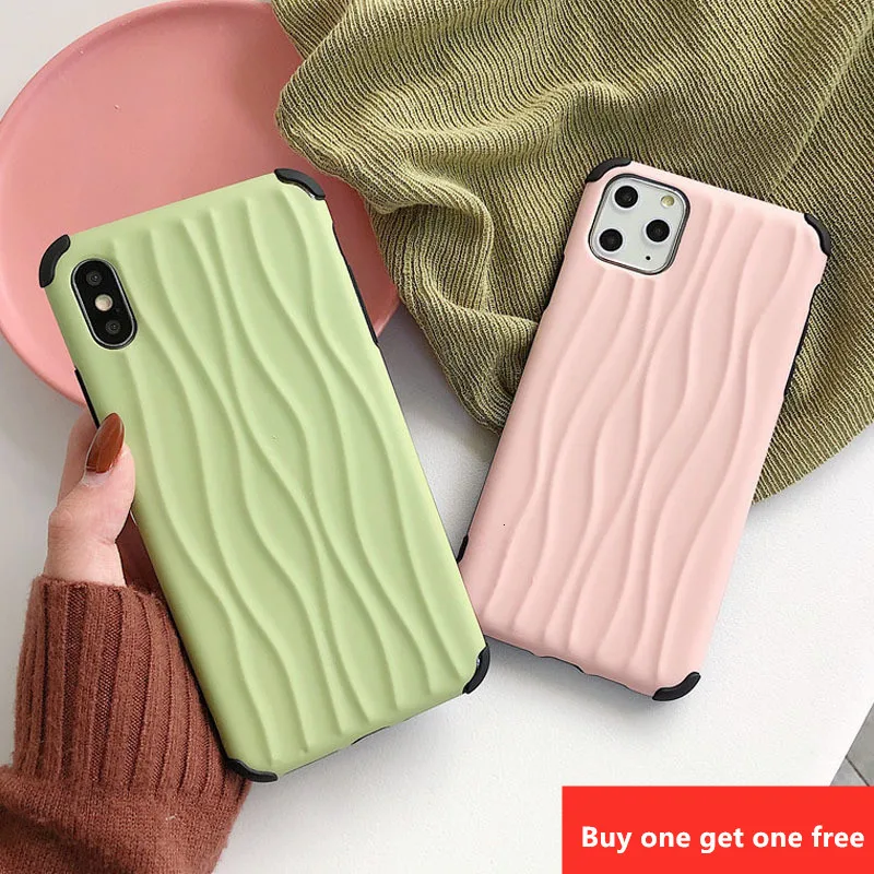 Shockproof Candy Color Simple Phone Case For iPhone 11 Pro Max X XS XR Xs Solid Cover 6 6s 7 8 Plus |