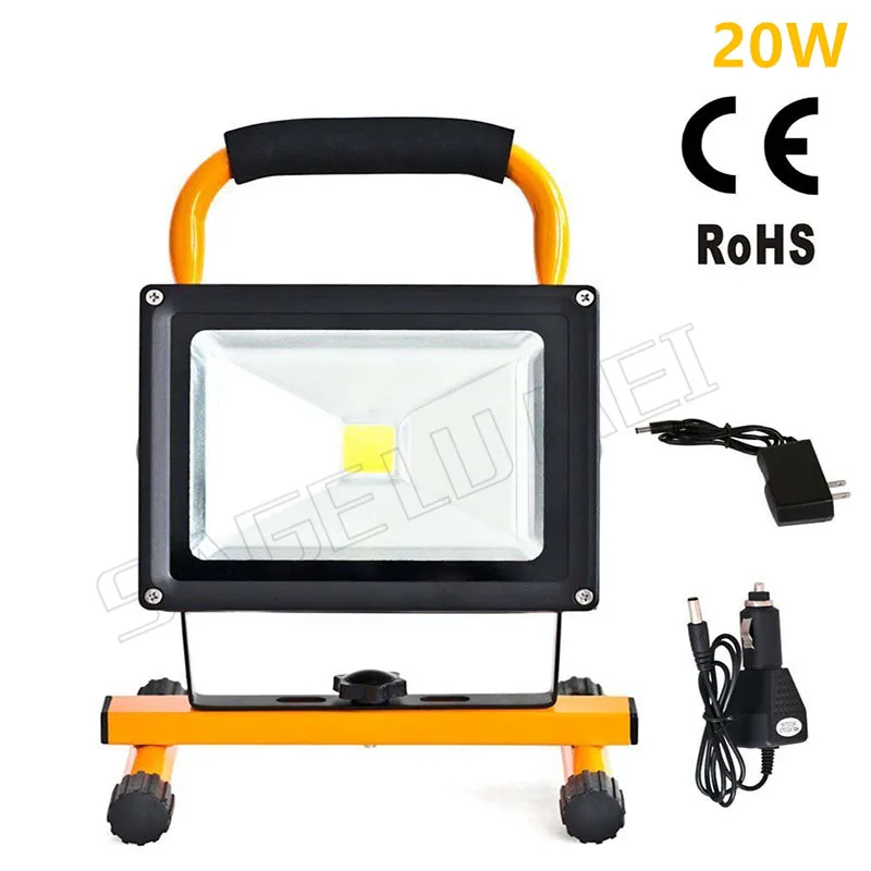 1 шт./водонепроницаемый уличный светодиодный прожектор 20 Вт перезаряжаемая