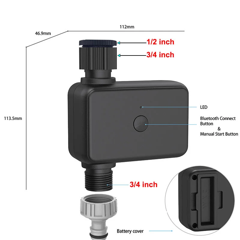 Garden WIFI Smart Watering Timer IP55 Automatic Drip Irrigation Water Controller Valve Google Assistant Alexa |