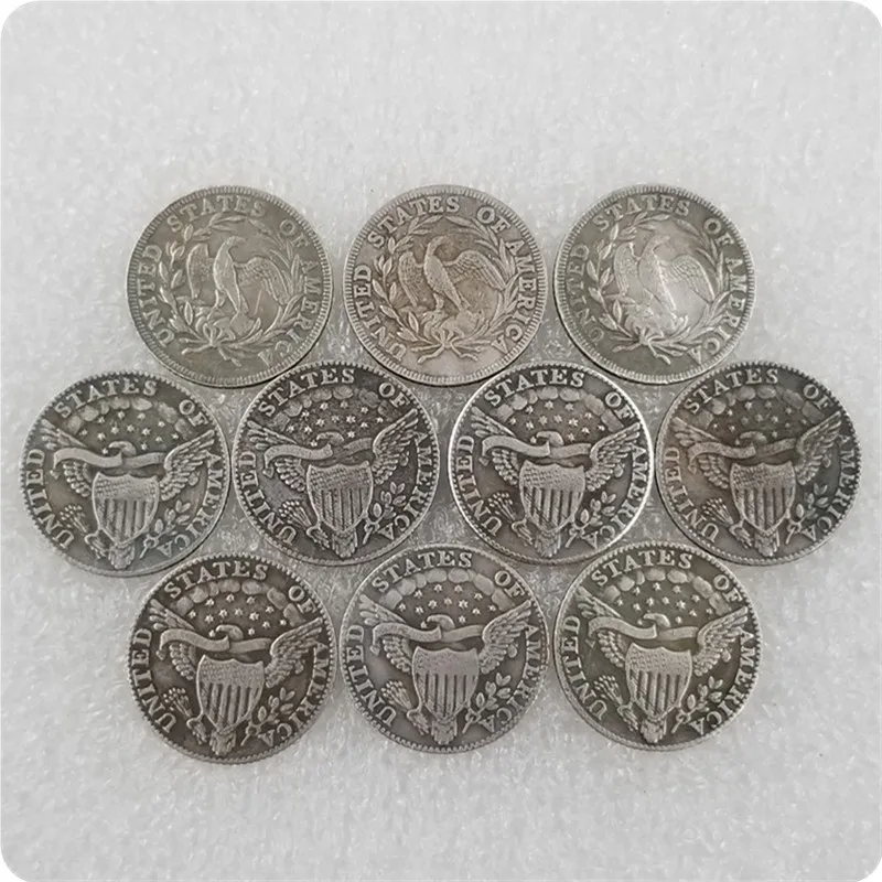 

10 Different Years of Wandering Coins 1796-1807 American Coin Collection Commemorative Coin Challenge Coin Gift
