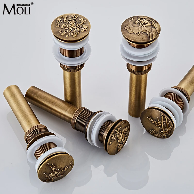 Раковина для ванной комнаты раковины Выдвижная сливная раковина антикварная