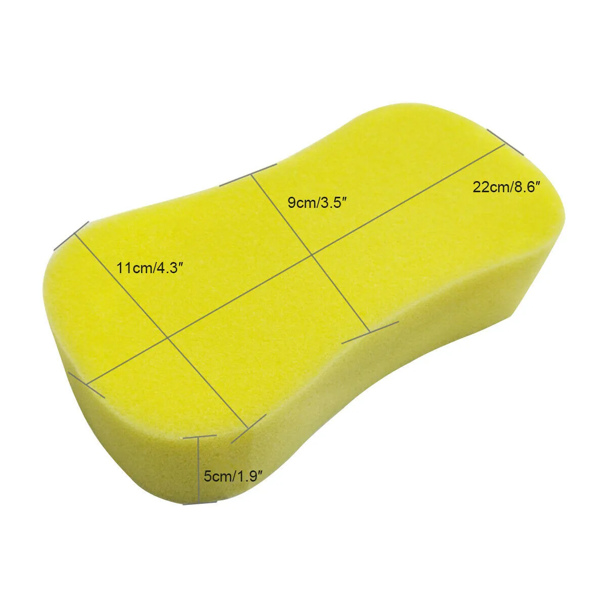 

Car Sponge Caravan Washing 210x115x65mm 3 Pcs Home Sponge Block Triple Wax