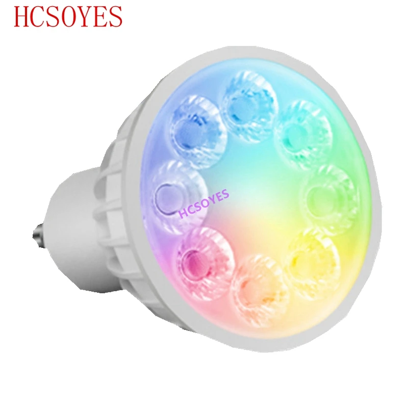 MIBOXER 2 4 ГГц FUT103 Вт GU10 RGB + CCT Светодиодный прожектор AC100 ~ 240 В 50/60 Гц 2700K-6500K угол луча: 25