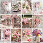 Алмазная вышивка Huacan, полные наборы для алмазной живописи 5D 